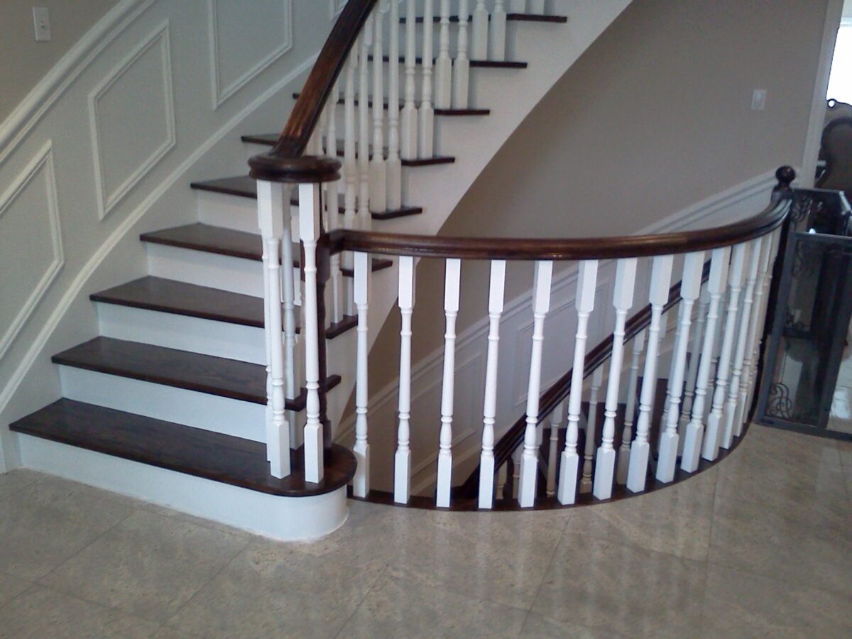 Stair Refinishing & Recapping - Arrows Hardwood Floors